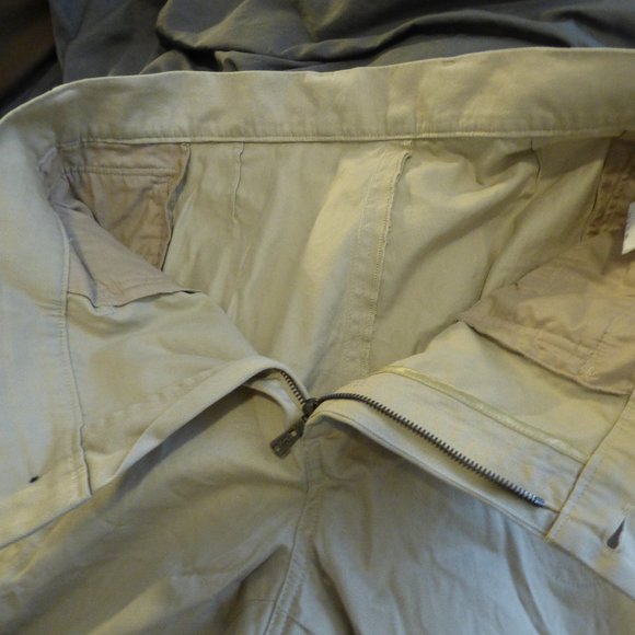 YSL RIVE GAUCHE - Flap pockets cream pants - W36/L42 - Picture 8 of 12